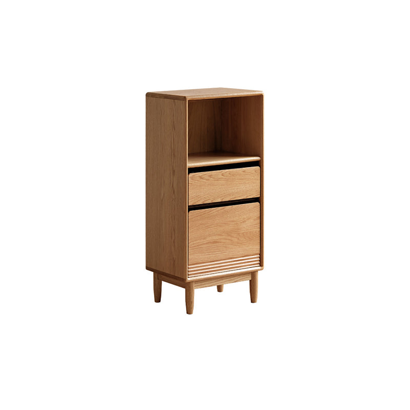 Oona 45cm/65cm FAS-Graded Solid American Oak Wood Bookcase Display Shelf/Storage Cabinet With Lighting