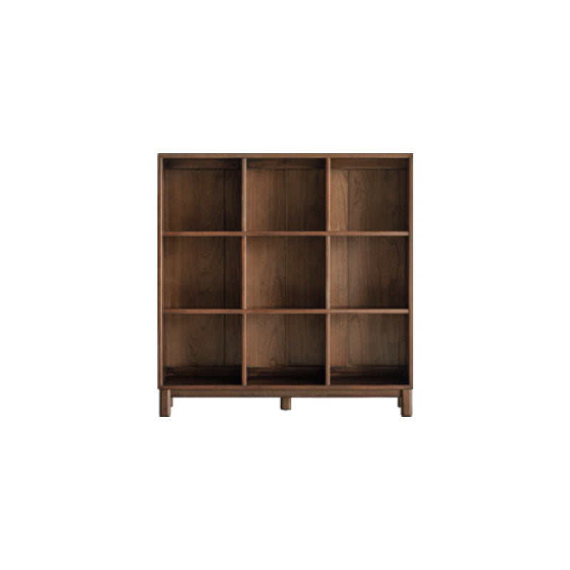Phoebe 39cm/76cm/113cm/150cm Merpauh Wood Storage Cabinet Chest/Bookcase With Leg for Home Walnut Color
