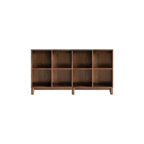 Phoebe 39cm/76cm/113cm/150cm Merpauh Wood Storage Cabinet Chest/Bookcase With Leg for Home Walnut Color