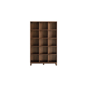 Phoebe 39cm/76cm/113cm Merpauh Wood Storage Cabinet Chest/Bookcase With Leg for Home Walnut Color