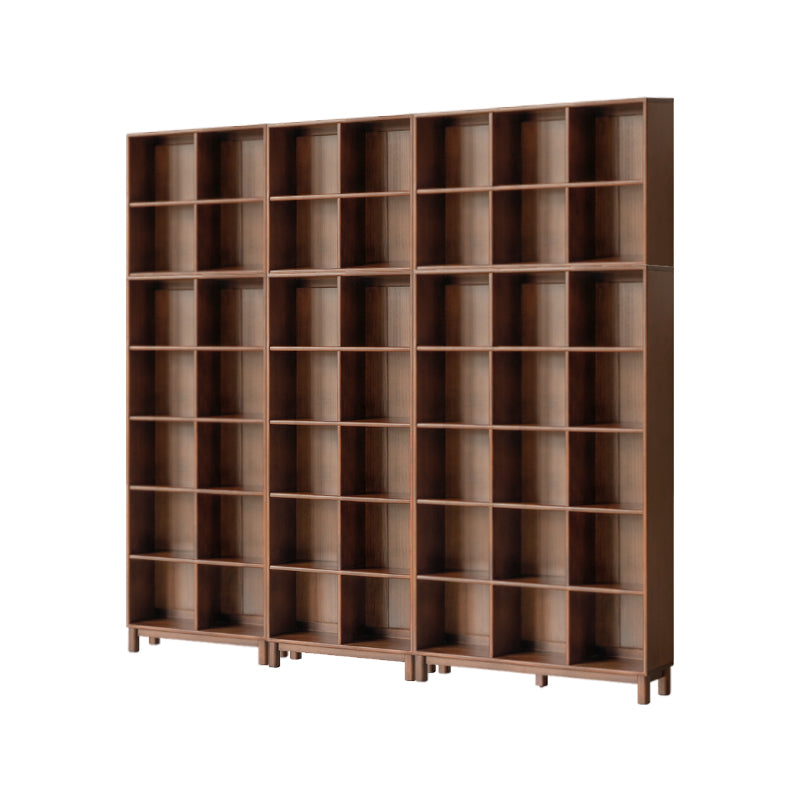 Phoebe 39cm/76cm/113cm Merpauh Wood Storage Cabinet Chest/Bookcase With Leg for Home Walnut Color