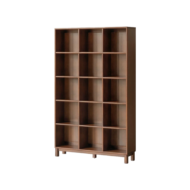 Phoebe 76cm/113cm Merpauh Wood Storage Cabinet Chest/Bookcase With Leg for Home Walnut Color