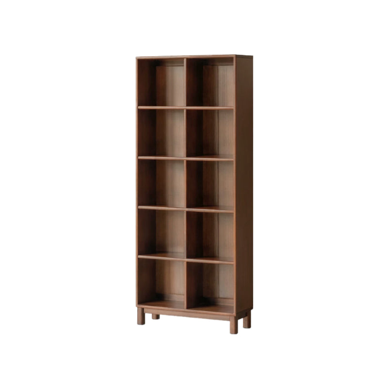 Phoebe 76cm/113cm Merpauh Wood Storage Cabinet Chest/Bookcase With Leg for Home Walnut Color