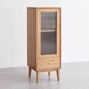 Ewan 110cm/130cm FAS-Graded Solid American Oak Wood Bookcase Display Shelf/Storage Cabinet