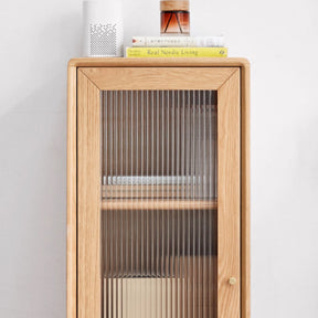 Ewan 110cm/130cm FAS-Graded Solid American Oak Wood Bookcase Display Shelf/Storage Cabinet