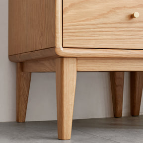 Ewan 110cm/130cm FAS-Graded Solid American Oak Wood Bookcase Display Shelf/Storage Cabinet