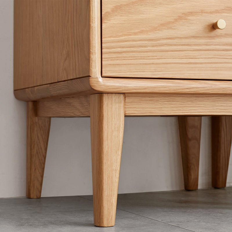 Ewan 110cm/130cm FAS-Graded Solid American Oak Wood Bookcase Display Shelf/Storage Cabinet