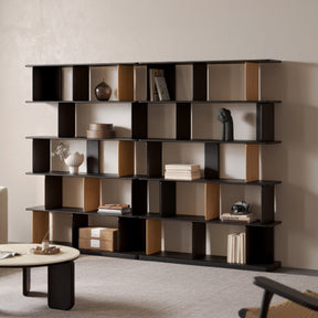 Arlo 120cm FAS-Graded Solid American Oak Wood Multi-Purpose Bookshelf/Bookcase