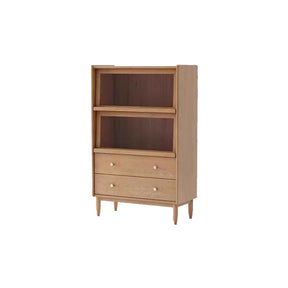 Florence FAS-Graded Solid American Oak Wood Flip-door Bookcase Display Shelf & Storage Multiple Size/Color