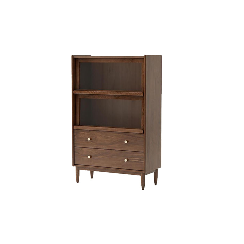 Florence FAS-Graded Solid American Oak Wood Flip-door Bookcase Display Shelf & Storage Multiple Size/Color