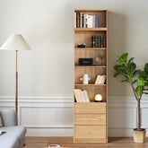 Gregory FAS-Graded Solid Ash Wood Bookcase Display Shelf/Storage Cabinet