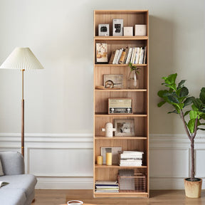 Gregory FAS-Graded Solid Ash Wood Bookcase Display Shelf/Storage Cabinet