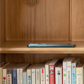 Gregory FAS-Graded Solid Ash Wood Bookcase Display Shelf/Storage Cabinet