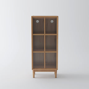 Zoey Rubberwood Bookcase Display Shelf/Storage Cabinet