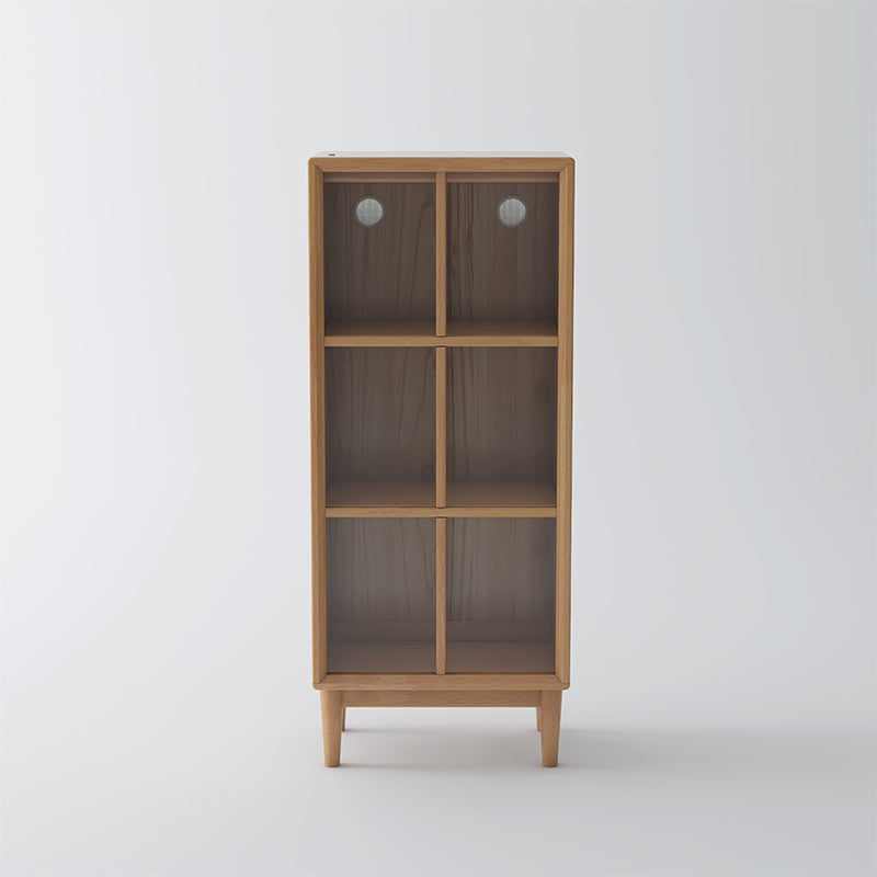 Zoey Rubberwood Bookcase Display Shelf/Storage Cabinet