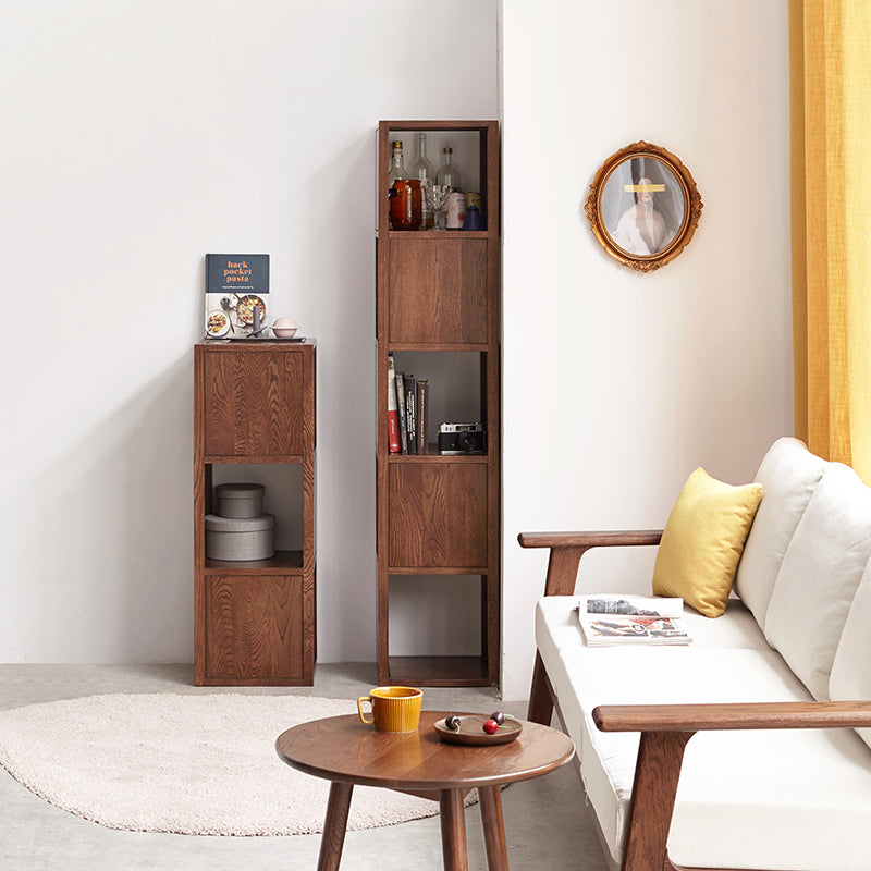 Sidney 1.01m/1.67m FAS-Graded Solid American Oak Wood Floor Bookcase Bookshelf/Storage Rack