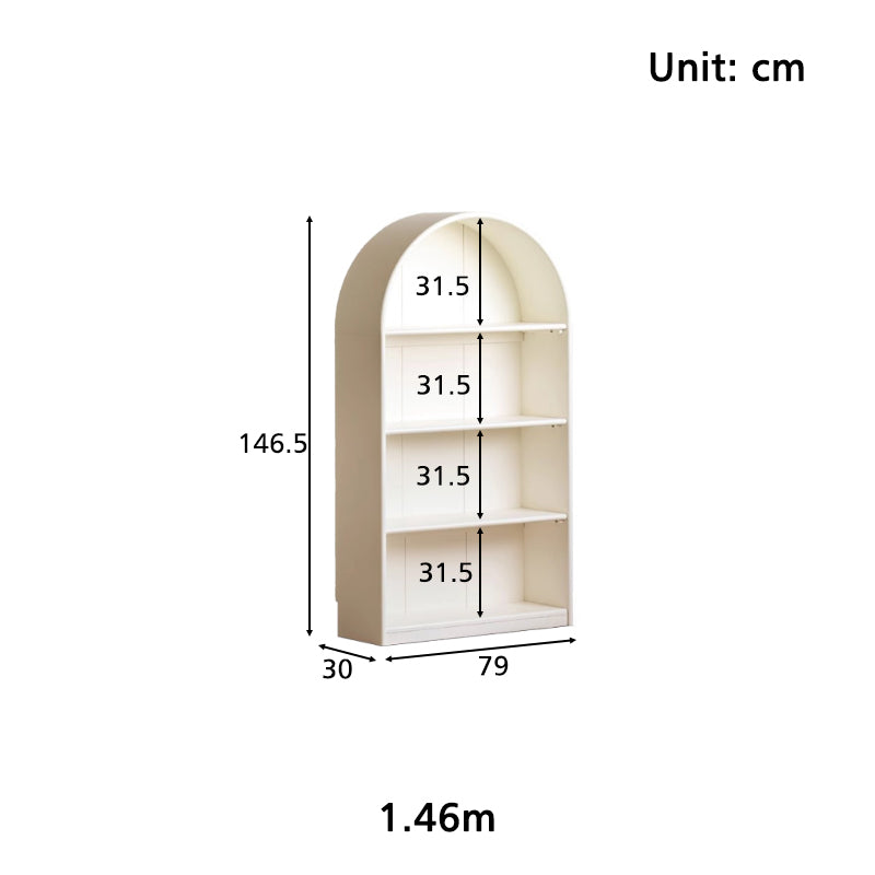 Janet FAS-Graded Solid Liriodendron Wood Bookcase Bookshelf/Storage Rack Multiple Size