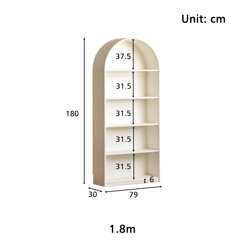 Janet FAS-Graded Solid Liriodendron Wood Bookcase Bookshelf/Storage Rack Multiple Size
