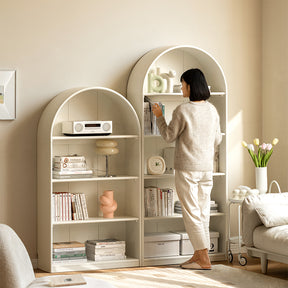 Janet FAS-Graded Solid Liriodendron Wood Bookcase Bookshelf/Storage Rack Multiple Size