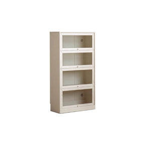 Jared FAS-Graded Solid American Oak Wood Floor-standing Bookcase Bookshelf/Storage Rack With Light Multiple Size