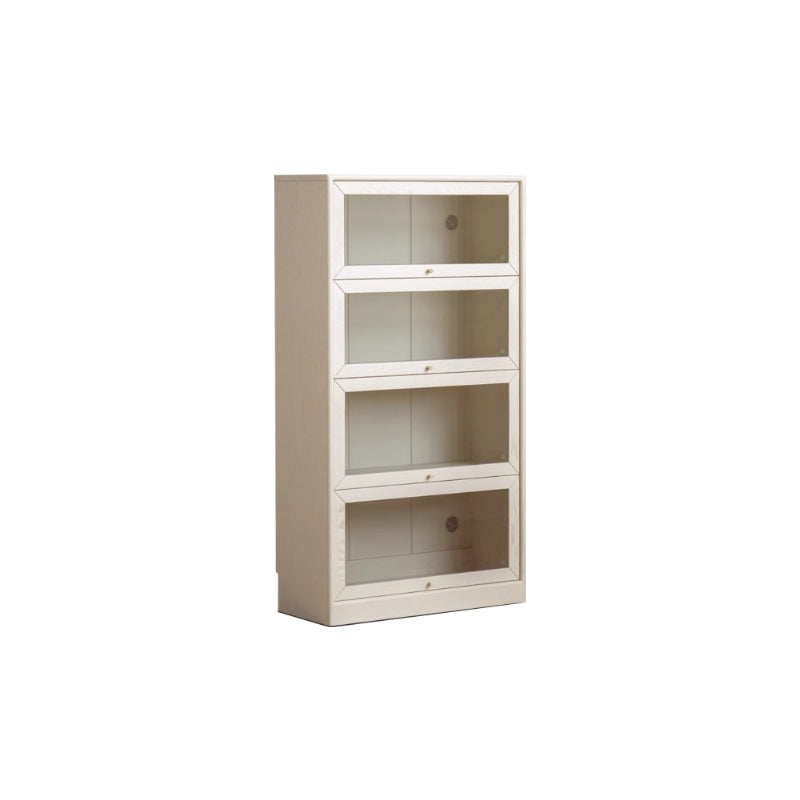Jared FAS-Graded Solid American Oak Wood Floor-standing Bookcase Bookshelf/Storage Rack With Light Multiple Size