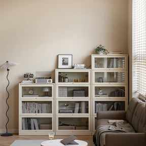 Jared FAS-Graded Solid American Oak Wood Floor-standing Bookcase Bookshelf/Storage Rack With Light Multiple Size