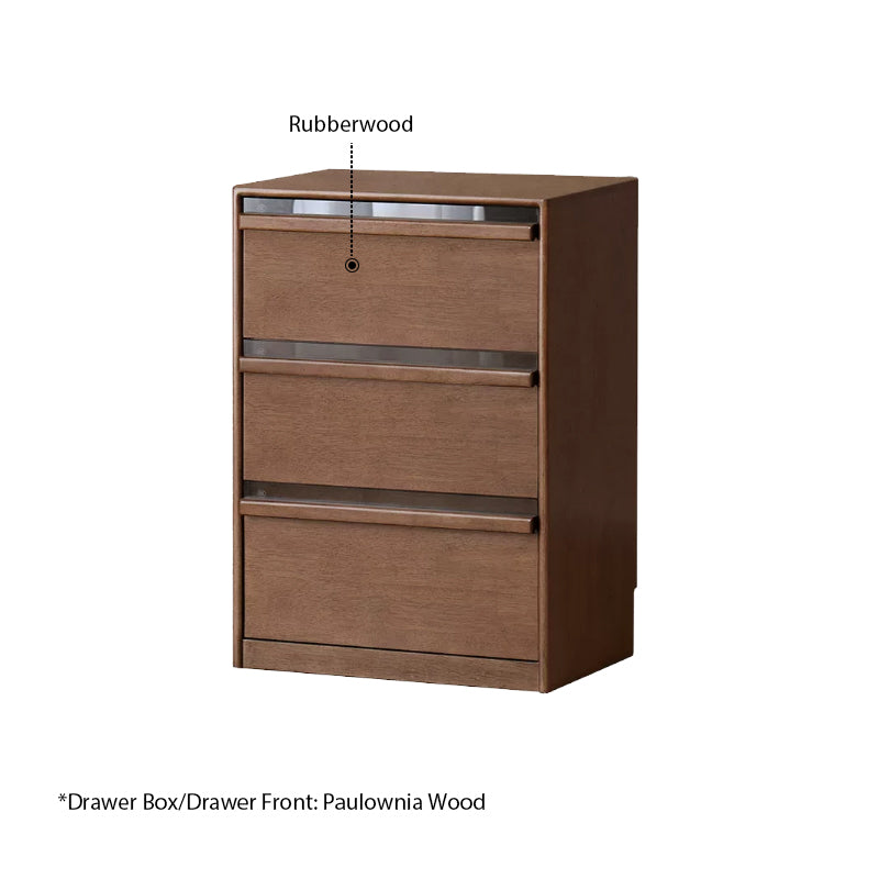 Alva 60cm Rubberwood Combination Bookcase Display Shelf/Storage Cabinet Walnut Color