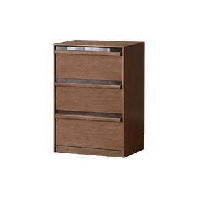 Alva 60cm Rubberwood Combination Bookcase Display Shelf/Storage Cabinet Walnut Color