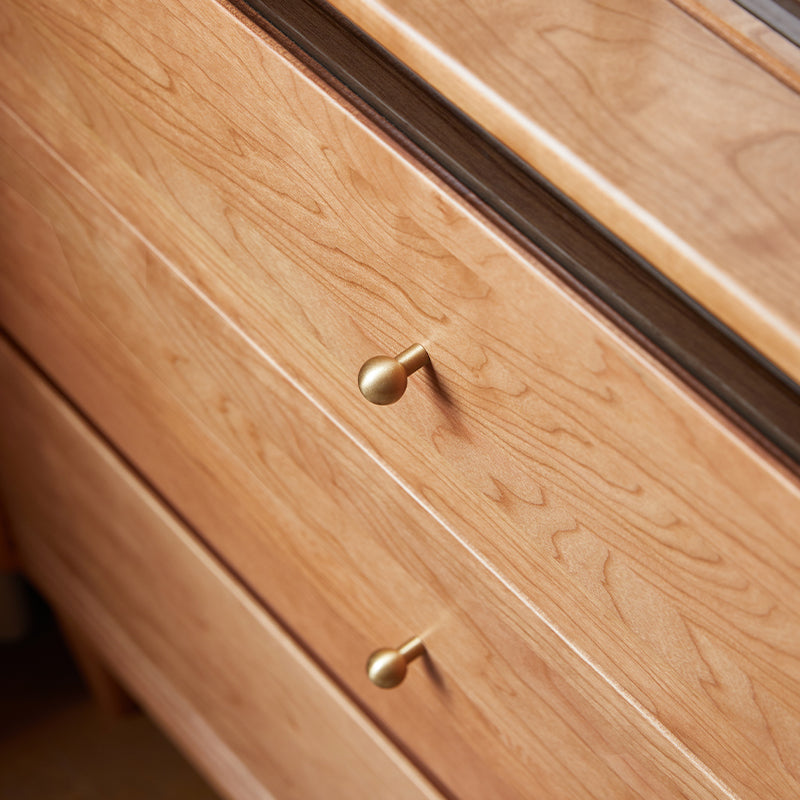 Caius 0.8m FAS-Graded Solid Cherry Wood Bookcase Bookshelf/Storage Rack With Light