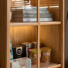 Zoey 0.5m FAS-Graded Solid American Oak Wood Bookcase Display Shelf/Storage Cabinet