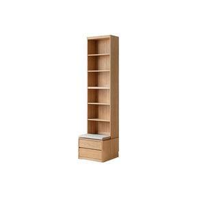 Eugene FAS-Graded Solid Ash Wood Bookcase Modular Display Shelf & Storage Multiple Size