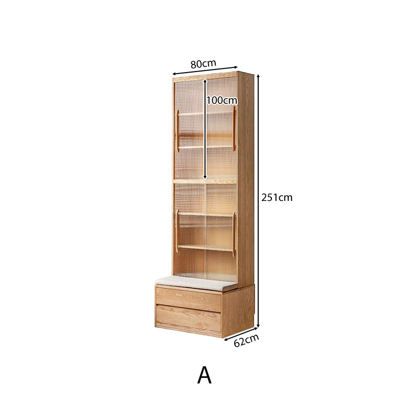 Eugene FAS-Graded Solid Ash Wood Bookcase Modular Display Shelf & Storage Multiple Size