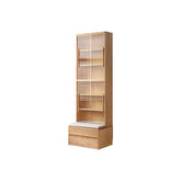 Eugene FAS-Graded Solid Ash Wood Bookcase Modular Display Shelf & Storage Multiple Size