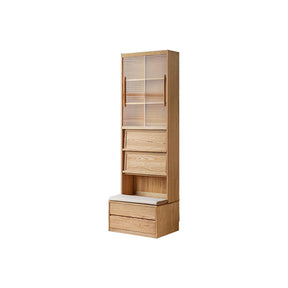 Eugene FAS-Graded Solid Ash Wood Bookcase Modular Display Shelf & Storage Multiple Size