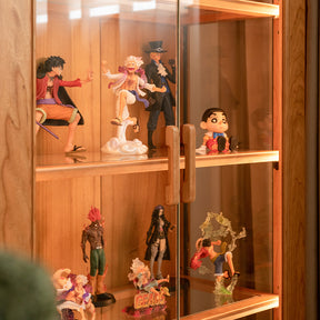 Emery 70cm FAS-Graded Solid Cherry Wood Bookcase Display Shelf/Storage Cabinet