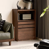 Heidi 70cm FAS-Graded Solid Black Walnut Wood Bookcase Display Shelf/Storage Cabinet