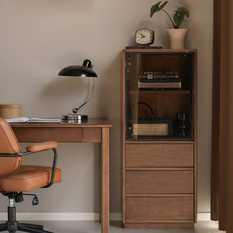 Jaden 50cm FAS-Graded Solid Black Walnut Wood Bookcase Display Shelf/Storage Cabinet