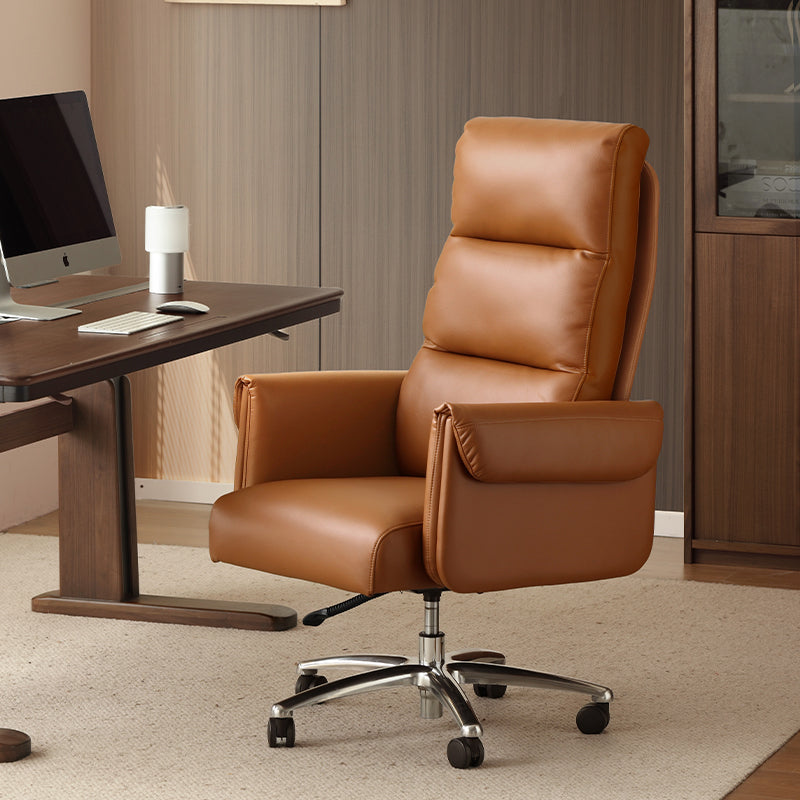 Wilder Adjustable Height Eco-friendly Cloud Leather Office Chair/Compputer Chair with Caster Wheels