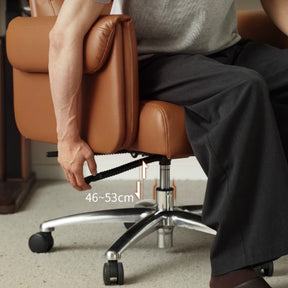 Wilder Adjustable Height Eco-friendly Cloud Leather Office Chair/Compputer Chair with Caster Wheels