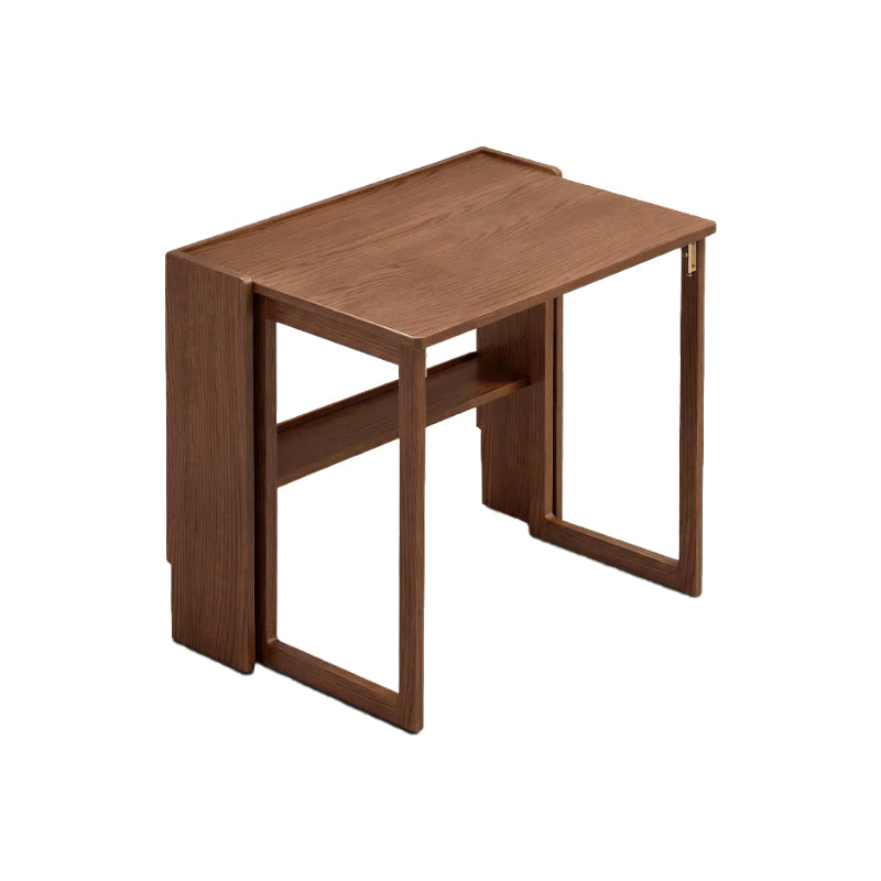 Adara 70cm/94cm FAS-Graded Solid American Oak Wood Space Saving Folding Table/Foldable Dining Table