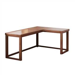 Perdue Minimalist Solid Wood Multi-Purpose Corner Desk/Gaming Desk/Study Desk