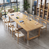 solid wood dining table