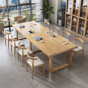 solid wood dining table