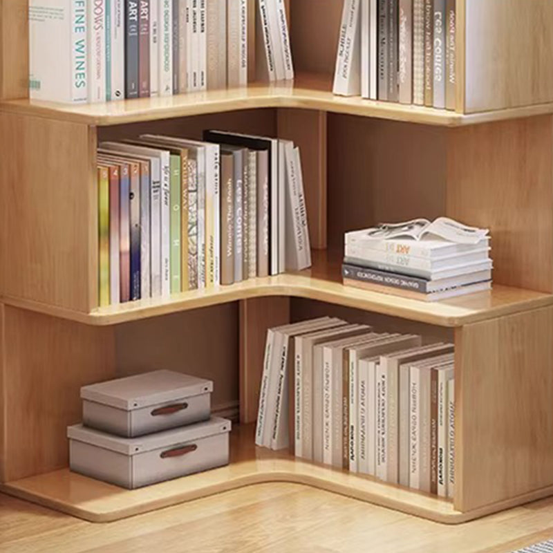 Ossab Solid Wood Corner Shelf/Bookcase/Showcase/Rubberwood