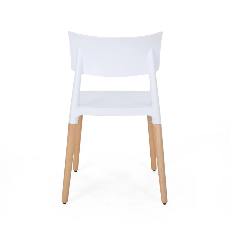 Dioe White Modern Dining Chair/Side Chair/One Piece