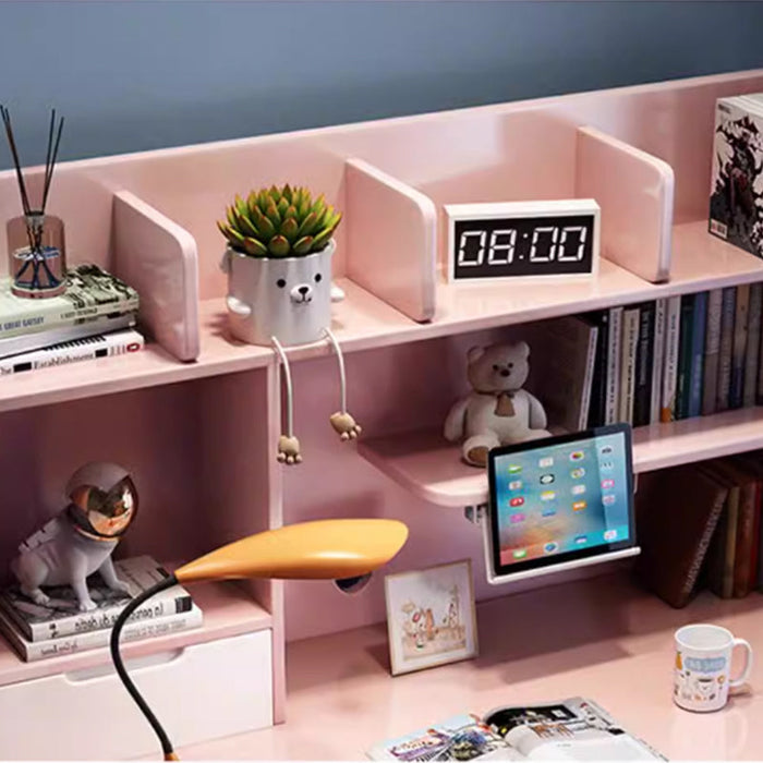 Stanselly Pink Solid Rubberwood Kids Study Desk | OZSD – OZ Study Desks